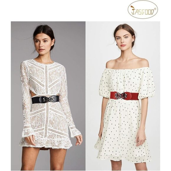 Women Stretchy Elastic Wide Waist Belts Pack for Dresses Casual Formal main image 5